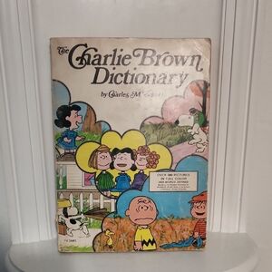 Vintage 1973 Charlie Brown Dictionary Book